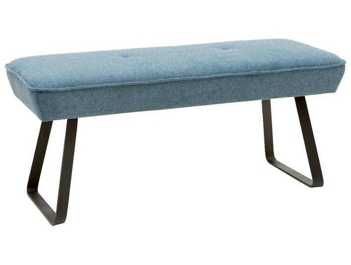 Dieter Knoll Hockerbank PLAY, Hellblau, Stoff