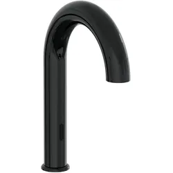 Liquid Touchless-Waschtischmischer Einlochmontage Höhe 29 cm Netzanschluss Schwarz Hochglanz