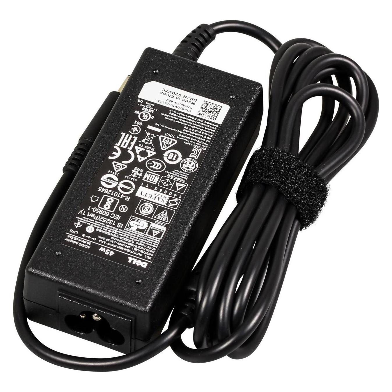 Dell AC Adapter, 45W, 19.5V, 3 (45 W) (04H6NV)