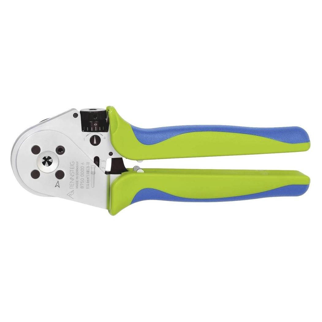 Rennsteig Crimpzange Gedrehte Stift- und Buchsenko (230 mm) (8750 0401 61)