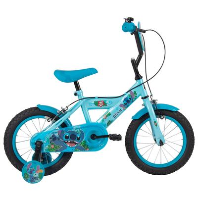 Kinderfahrrad HUFFY "Huffy Disney Stitch 14-Zoll-Kinderfahrrad", blau, Fahrräder, Kinder, 14 Zoll (35,56cm) hinten: 14 Zoll (35,56cm)