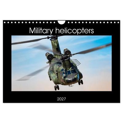 Military helicopters (Wall Calendar 2027 DIN A4 landscape), CALVENDO 12 Month Wall Calendar