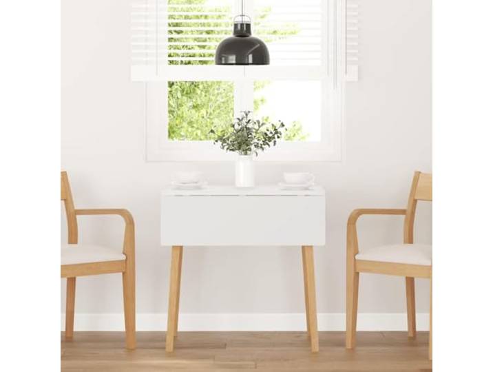 TUERYAFEK Esstisch aus Gummibaum Massivholz, Klappbarer Tisch für Esszimmer Klappbares Design, pflegeleichte Oberfläche, robuste Tischplatte, modernes Naturholz, vielseitig nutzbar