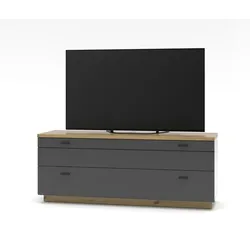 Wohnconcept TV-Lowboard Paola Dekor Grau Graphit