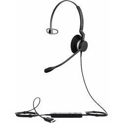 Jabra BIZ 2300 Unify Mono (Kabelgebunden, USB-A, Unify), Office Headset, Schwarz