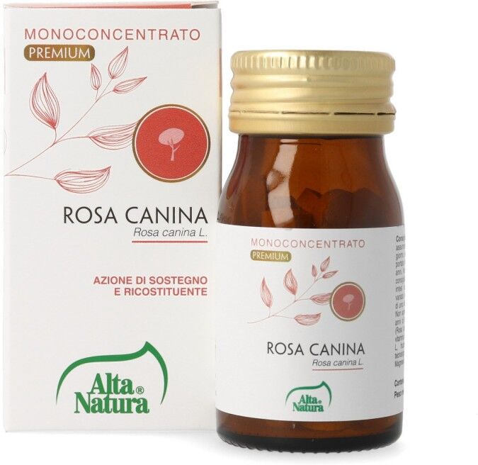 ALTA NATURA-INALME Srl Rosa Canina 60 compresse - Integratore Alimentare Monoconcentrato di Rosa Canina