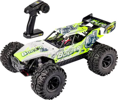 Carson Modellsport Bokusa 2S Gelb Brushless 1:10 RC Modellauto Elektro Truggy Allradantrieb (4WD) RtR 2,4GHz