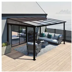 SOJAG Terrassenüberdachung »St. Barth 1014« grau, 423x240.3x297.6 cm