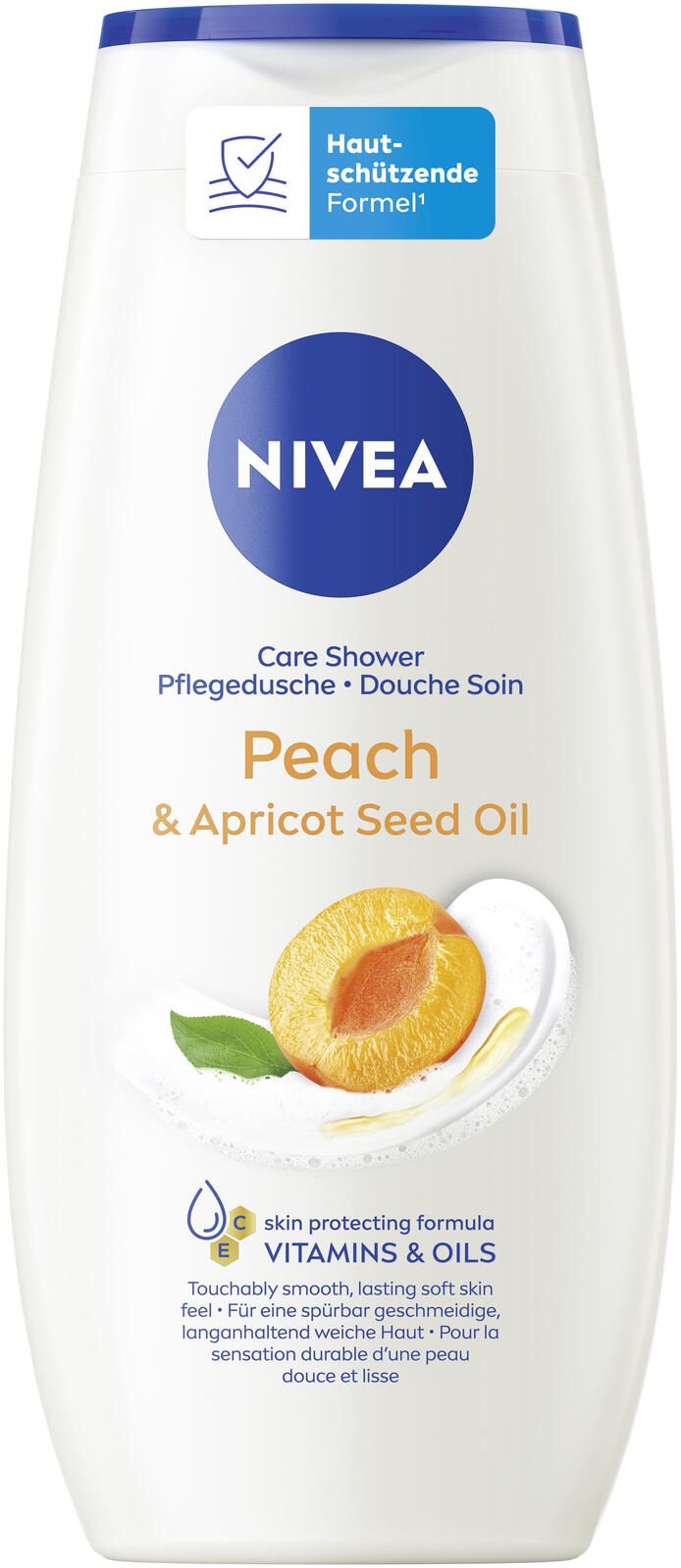 NIVEA Peach & Apricot Seed Oil Duschgel 250,0 ml 80745