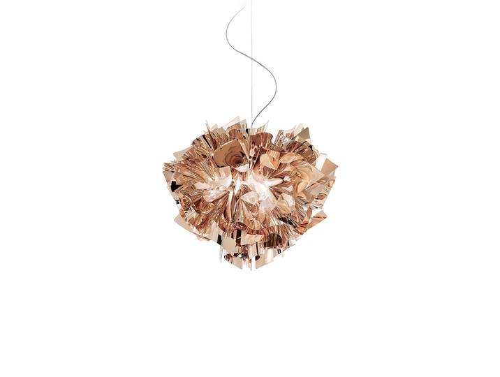 Veli Suspension S Cuivre - Slamp - Salon / séjour - Design - Plastique - À ampoule unique