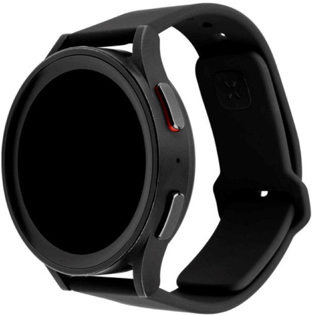 Fixed Sporty Silikone Rem til Universal Smartwatch (22mm) - Sort