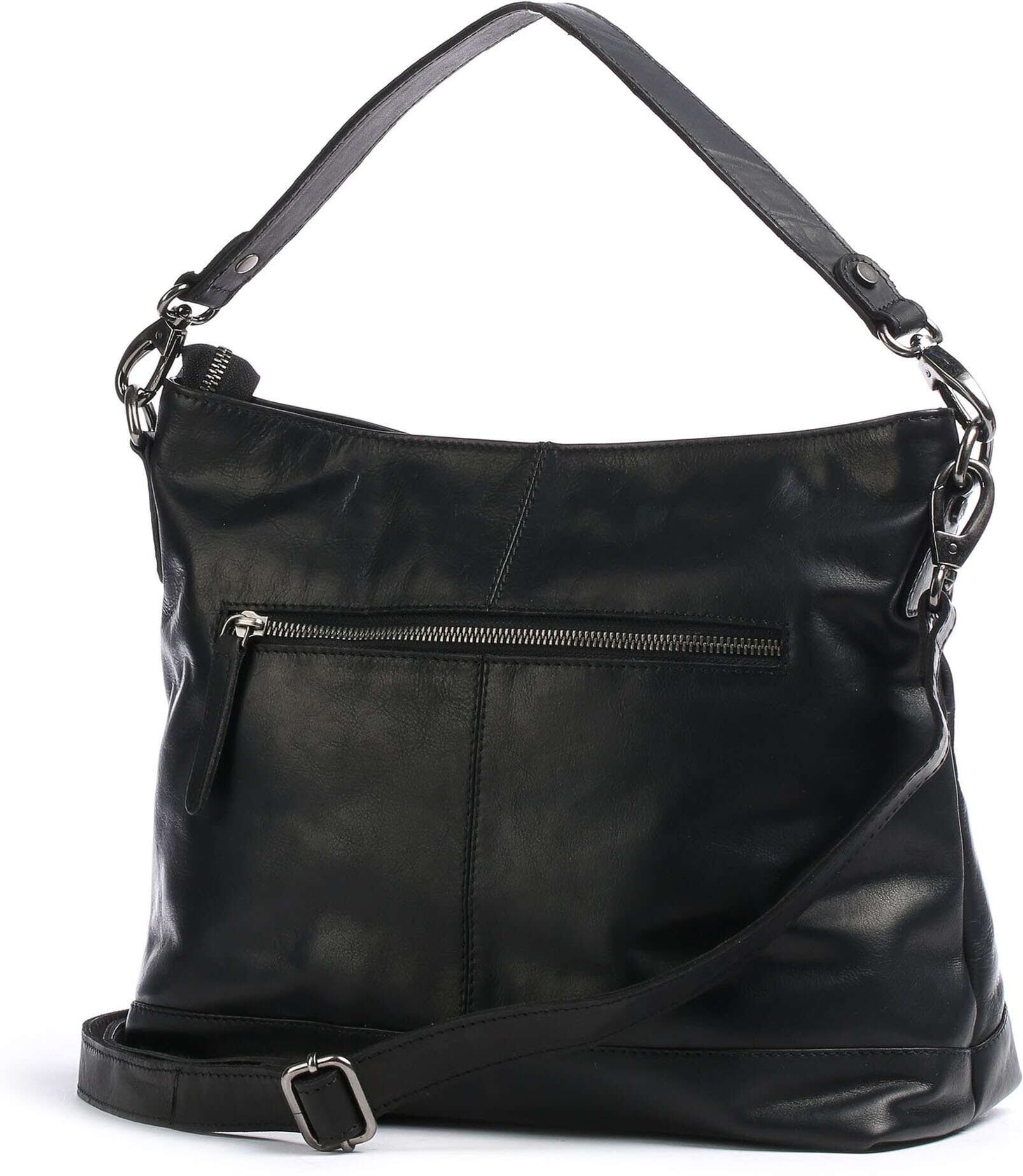 The Chesterfield Brand Amelia Beuteltasche aus Leder, schwarz