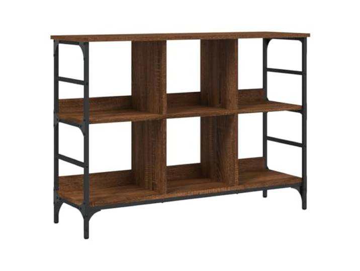 KKgypkn Sideboard Braun Eichen-Optik 102x32x73,5 cm Holzwerkstoff Viel Stauraum, verstellbare Beine, robuste Oberplatte, feucht abwischbar
