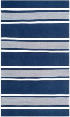 Lauren Ralph Lauren Hanover Stripe Nautical & Coastal Polyester Rug