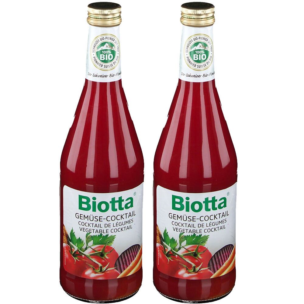 Biotta Bio Gemüse-Cocktail, Saft 2x500 ml