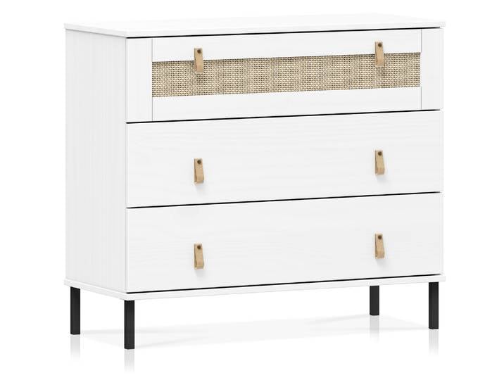 CINOY Sideboard I, Material Massivholz, Kiefer lackiert, weiss