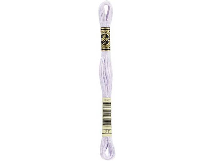 12 Pack DMC 6-Strand borduurwerk katoen 8.7yd-wit violet -117-27