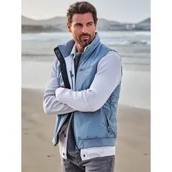 engbers Herren Wattierte Performance-Weste Blau regular uni - 50