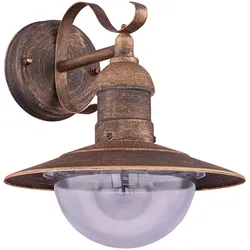 Außen Wand Spot Lampe Leuchte Garten Hof Weg Beleuchtung EDELSTAHL Retro Vintage Licht
