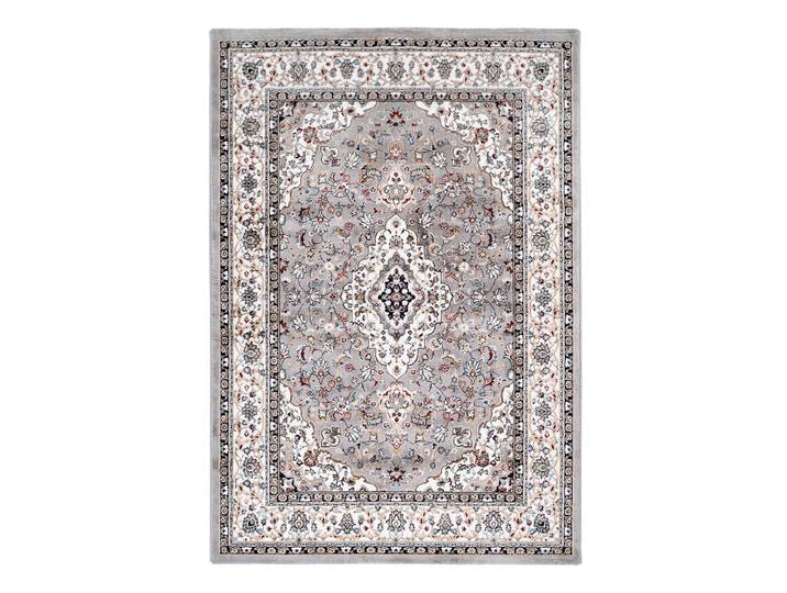 Kurzflorteppich Isfahan I Grau/Grau 200 x 290cm Webstoff