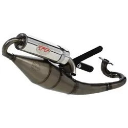 LeoVince Komplettanlage Aluminium für PIAGGIO TYPHOON/50 - ZIP FAST RIDER - ZIP KAT (luftgekühlt)