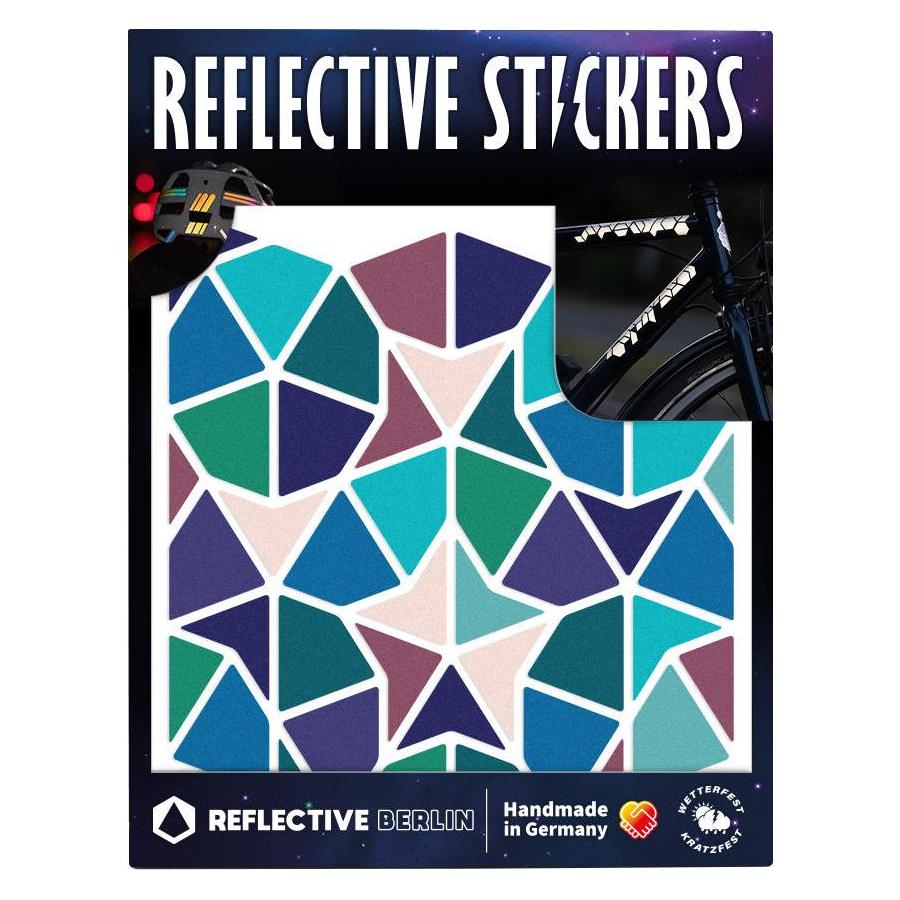 Reflective Berlin Reflexaufkleber Shapes "Kites & Darts" Harlequin (SHA-KIT-HARL)