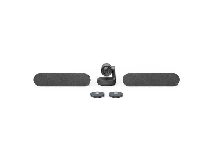Logitech 960-001224, Système de vidéoconférence de groupe, 4K Ultra HD, 60 ips, 90°, 15x, Noir