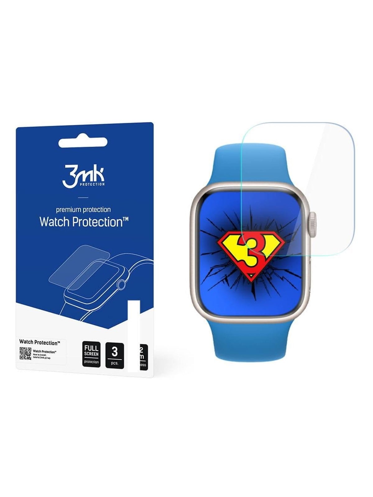 3mk Watch Protection v. ARC+ - Apple Watch 7 41mm