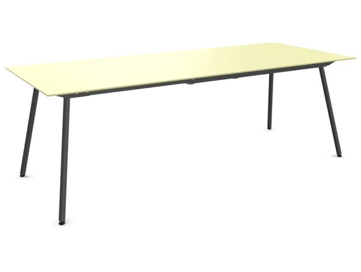 Ausziehtisch Locarno von Schaffner / Farbe: Rot / Grösse: 160 x 90 cm