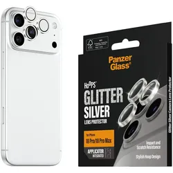 PanzerGlass® Hoops Kameraschutz Glitter Silver, iPhone 18 Pro/18 Pro Max