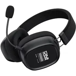 Onikuma GT830 gaming headphones (Kabelgebunden, Kabellos), Gaming Headset, Schwarz