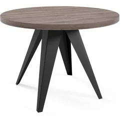 ESSTISCH Alma, Tisch mit Ausziehfunktion, 100 cm, Schwarz+Anthracite Sherman