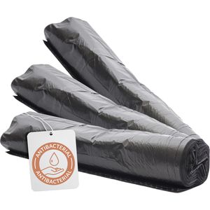 Levias Müllbeutel 10 Liter, Windelbeutel, antibakteriell, schwarz, 60 Stück