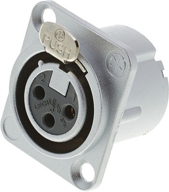 Neutrik NC3 FD-LX-HE Silber