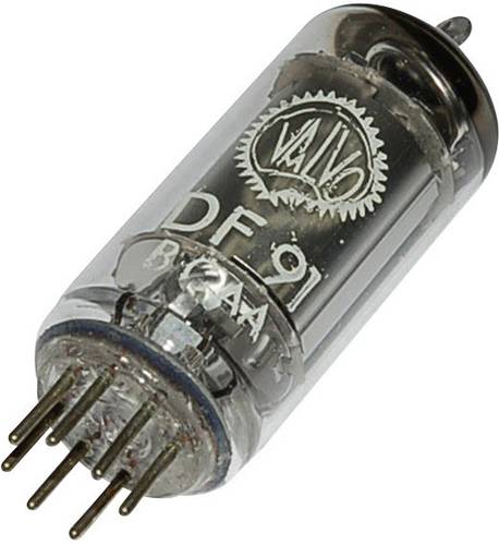 BTB Vertrieb DF 91 = 1 T 4 Elektronenröhre Pentode 45V 1.7mA Polzahl: 7 Sockel: Miniatur Inhalt 1St.