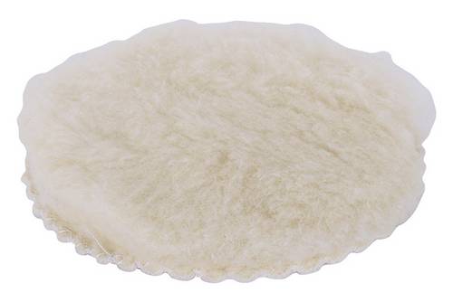 Wolfcraft 2224000 Lammwoll-Haft-Polierhaube Durchmesser 125mm 1St.