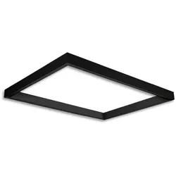 ISOLED NV-Leuchtenrahmen TRACK48 H50, innen 59.2 x 89.2cm, unbestückte Schiene, ohne IR-Panel / Akustik-Absorber, schwarz ISO-116879