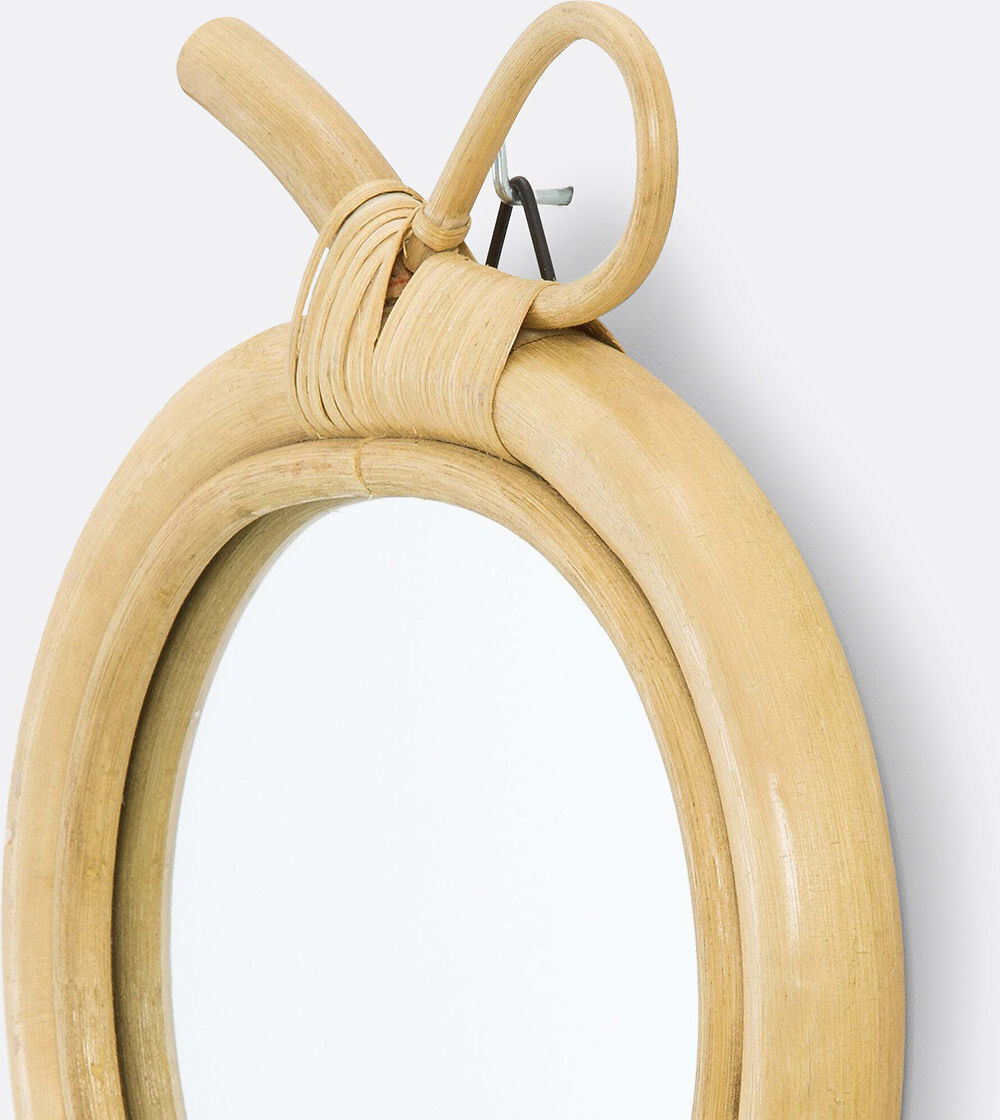LA REDOUTE INTERIEURS Miroir rotin forme pomme 33x30 cm, Nogu