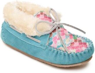Minnetonka Charley - Girls 13 Toddler Blue Slipper Medium