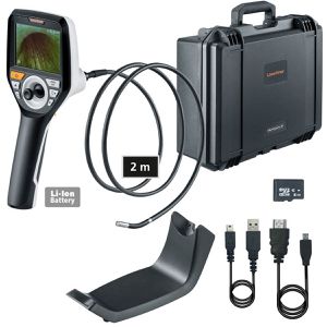 Laserliner Endoskop-Kamera 082.275A VideoInspector 3D, mit LED, 2m Kabel,IP67, Display 640 x 480 Pixel, beweglicher Kopf Ø 6mm