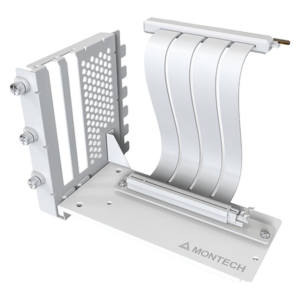 Montech Vertikales GPU Mounting Kit, PCIe 4.0 Riser-Kabel (weiss, 20cm) (Vertical GPU Mounting Kit (W))