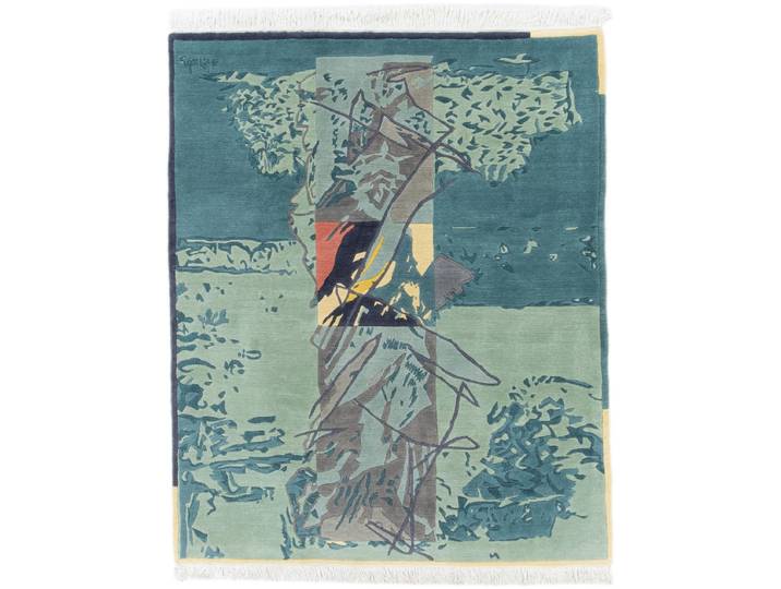 Nepal Teppich 198x252 Handgeknüpft Modern Orientteppich Wolle