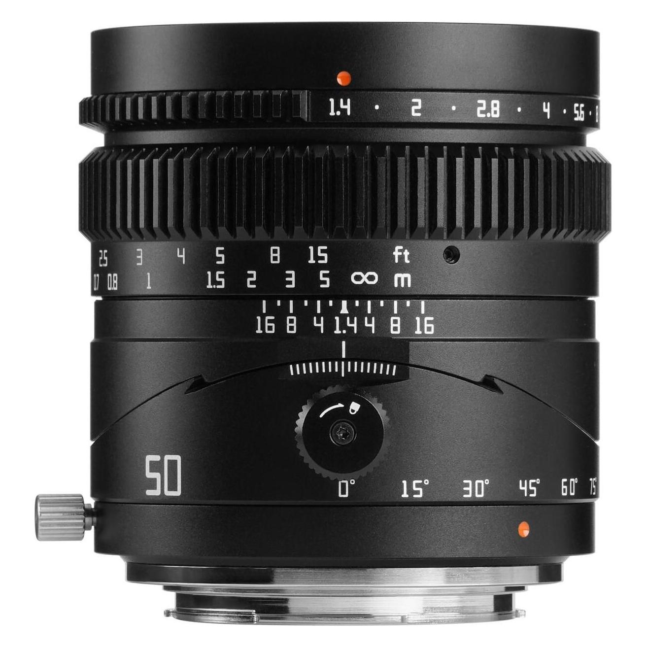 TTArtisan Tilt 50mm f/1.4 (Sony E, Vollformat) (T-F5014-B-E)