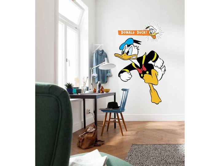 Papier peint en intissé Donald angry XXL 127 x 200cm Multicolore