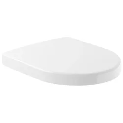 Villeroy & Boch Architectura WC-Sitz Compact, oval, SoftClose, QuickRelease, 360x415x55m, weiß alpin, 9M66S201