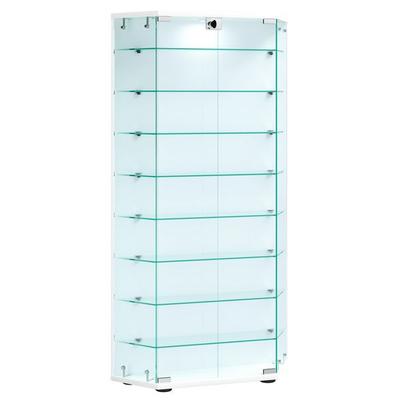 Holz Glas Stand Vitrine Sammelvitrine Cenila XL