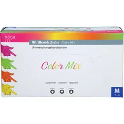 Nitrilhandschuhe Color Mix Puderfrei Gr.m Unsteril 96 ST