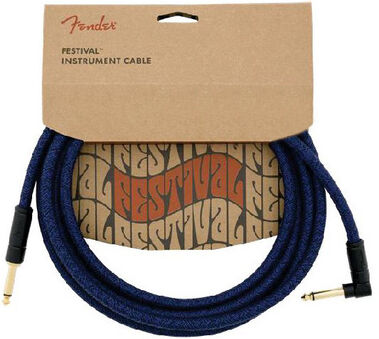 Fender FV Series Cable Cotton Blue Dr Blue Dream