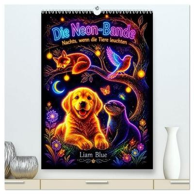 Die Neon-Bande (hochwertiger Premium Wandkalender 2027 DIN A2 hoch), Kunstdruck in Hochglanz
