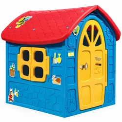Gartenset Großes Haus für Kinder Blau 5075